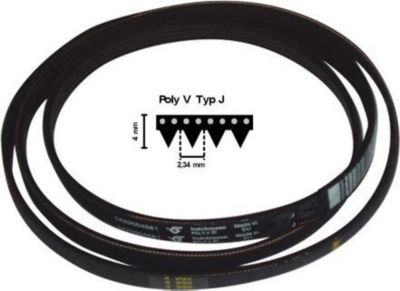 Courroie UNIVERSEL COURROIE 1276 J4 EL  BEKO - SELECLINE