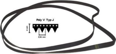 Courroie UNIVERSEL COURROIE 1200 J 4