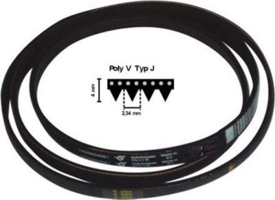 Courroie UNIVERSEL COURROIE 1092 J 4