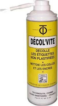 Pulvérisateur UNIVERSEL DECOL VITE ETIQUETTES  400ml