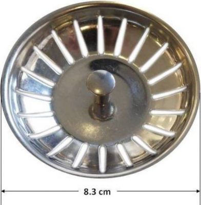 Pièce détachée UNIVERSEL BOUCHON EVIER PANIER DE BONDE Diam. 83