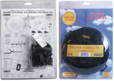 Filtre à charbon UNIVERSEL FILTRE HOTTE CHARBON D.238  UNIVERSEL +
