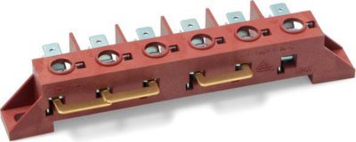 Barrette de connection UNIVERSEL BORNIER CONNEXION 6 BORNES CUISINIERE /