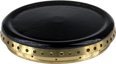 Chapeau bruleur UNIVERSEL CHAPEAU LAITON/EMAIL Diam.83/90  SCHOLTE Chapeau bruleur UNIVERSEL CHAPEAU LAITON/EMAIL Diam.83/90  SCHOLTE