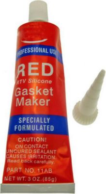 Joint UNIVERSEL SILICONE ROUGE HAUTE TEMPERATURE 350°  8