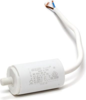 Condensateur UNIVERSEL CONDENSATEUR PERMANENT A FIL 6.3MF  450V