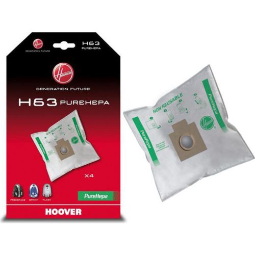 Sac aspirateur Hoover Sacs aspirateur h63 purehepa par 4 pour