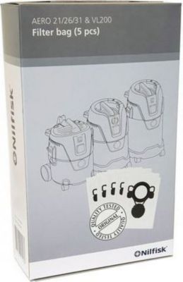 Sac NILFISK SACS POLYESTER x5  ASPIRATEUR NILFISK AL