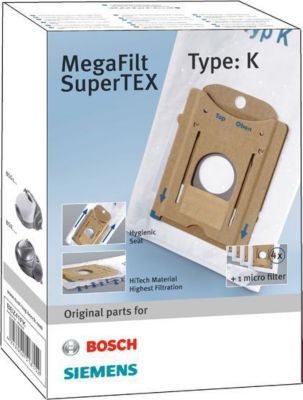 Sac UNIVERSEL SACS ORIGINE Type K  BOSCH SIEMENS BBZ41