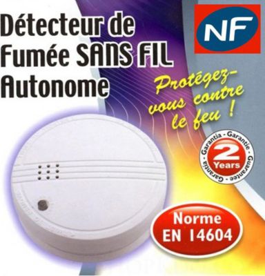 Sécurité UNIVERSEL DETECTEUR DE FUMEE AUTONOME DAAF  EN1460 Sécurité UNIVERSEL DETECTEUR DE FUMEE AUTONOME DAAF  EN1460