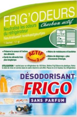 CARE + PROTECT - Absorbeur d'odeur Universel pour réfrigérateur,  ingrédients d'origine naturelle, préserve la fraicheur et la saveur de la  nourriture
