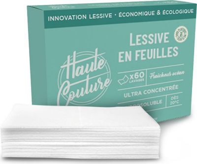 Détergeant nettoyant UNIVERSEL LESSIVE EN FEUILLES FRAICHEUR OCEAN 30 F