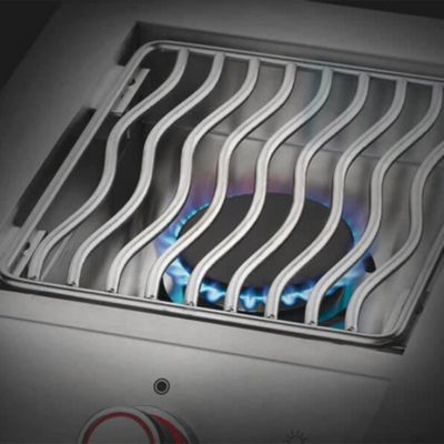 Barbecue gaz NAPOLEON Brûleur réchaud encastrable - Inox + Hou