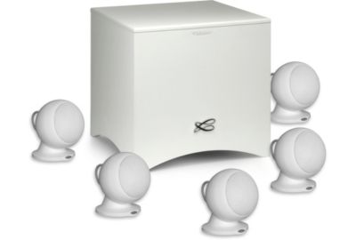 Pack enceinte Home Cinéma CABASSE Alcyone 3 Système blanc mat