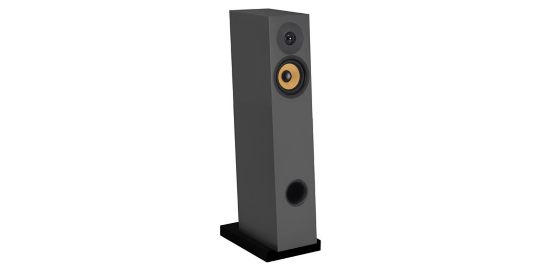 Enceinte colonne DAVIS Courbet N4 Grise