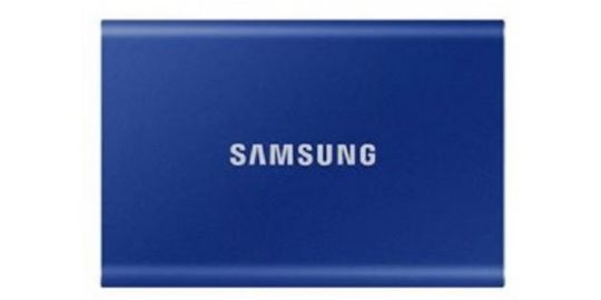 Disque SAMSUNG Pack T7 2To bleu + Etui