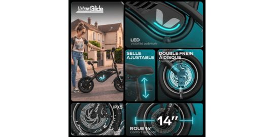 Draisienne électrique URBANGLIDE Bike EVO 140