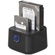 Station d'accueil ADVANCE DUALDOCK USB 3.0 pr 2 HDD 2.5 et 3.5''