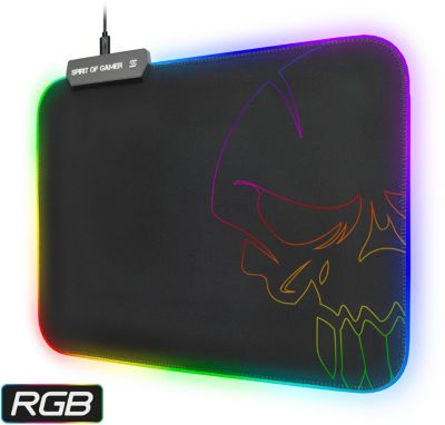 Tapis de souris SPIRIT OF GAMER RGB - taille 300 x 230 x 4 mm