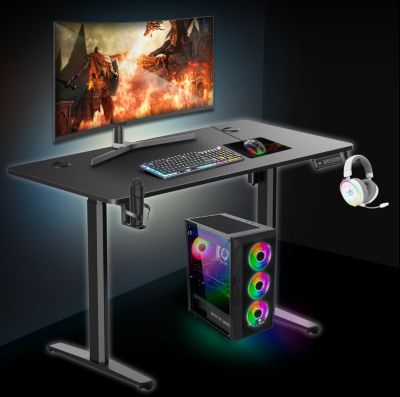Bureau gamer SPIRIT OF GAMER HEADQUARTER 700 motorisé  60X120