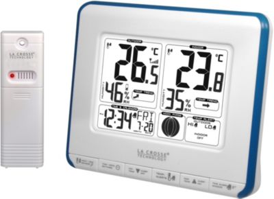 Station météo LA CROSSE TECH WD9530 BLANCHE Pas Cher 