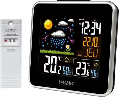 Station météo LA CROSSE TECHNOLOGY WS6821A-BLA
