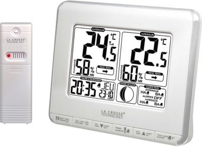 Station météo LA CROSSE TECHNOLOGY WS6812WHI-SIL