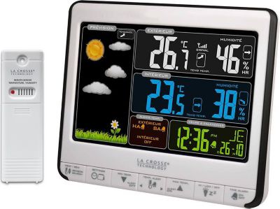 Station météo LA CROSSE TECHNOLOGY WS6826WHI-BLA