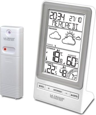 Station météo LA CROSSE TECHNOLOGY WS6819WHI-SIL