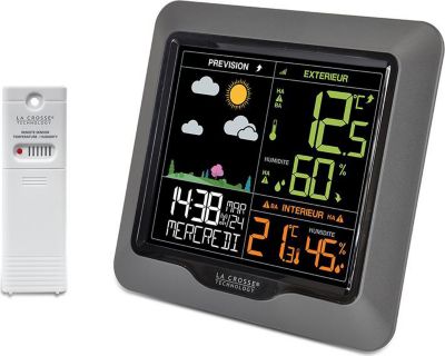 Station météo LA CROSSE TECHNOLOGY WS6822-SILVER