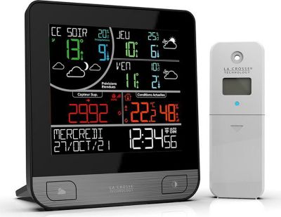 Station météo LA CROSSE TECHNOLOGY LW3101-SIL
