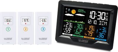 Station météo LA CROSSE TECHNOLOGY Station Météo WS6204 Noire