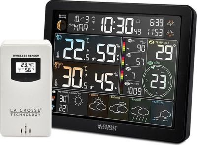 Station météo LA CROSSE TECHNOLOGY SW405-BLA