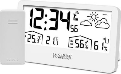 Station météo LA CROSSE TECHNOLOGY Station Météo Radio-Pilotée WS6230 Blanc