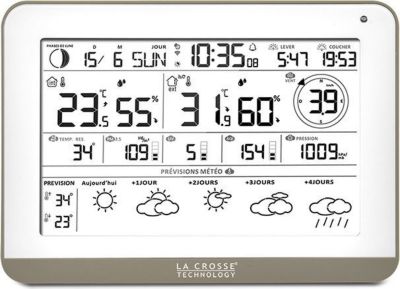 Station météo LA CROSSE TECHNOLOGY SW406-WHI