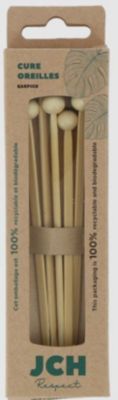 Coton-tige JCH de 5 cure-oreilles en bois Coton-tige JCH de 5 cure-oreilles en bois