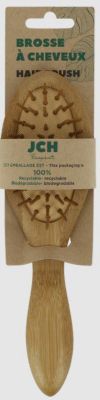 Brosse à cheveux JCH à picots en bois de bambou