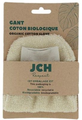 Gant de massage JCH coton biologique
