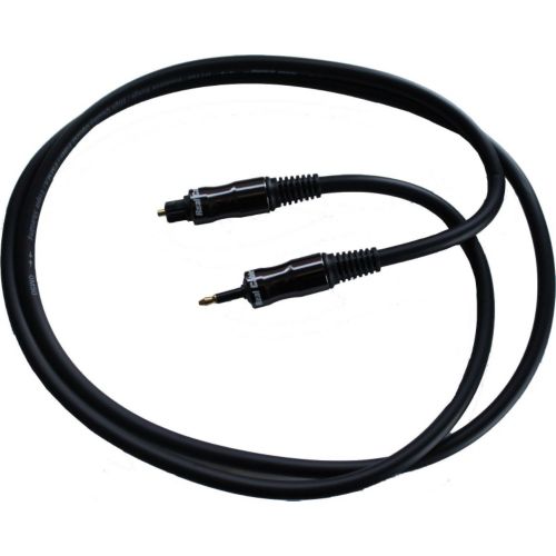 Cable optique fiche jack mâle 3,5 mm / fiche optique (TOSLINK) 2 m