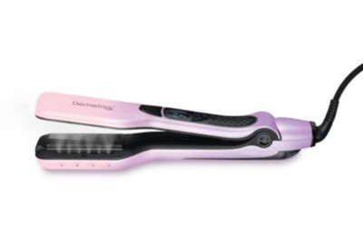 Lisseur vapeur DEMELISS Titanium Dreams rose/violet + 2 soins