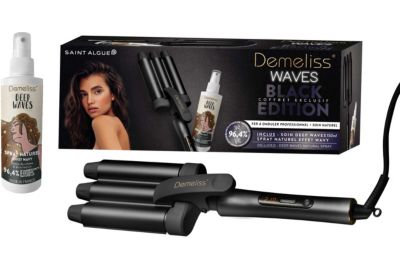 fer à boucler SAINT ALGUE Demeliss Waves Black