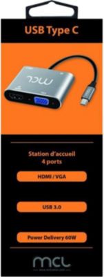 Hub USB C MCL MD1B99AU3CHVUDP