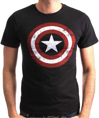 T-shirt COTTON DIVISION Marvel Captain America - The Shield