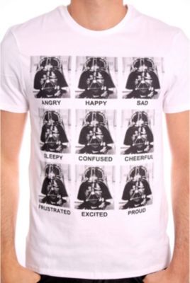 T-shirt COTTON DIVISION Star Wars - Vador emotions