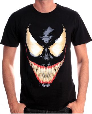 T-shirt COTTON DIVISION Marvel - Venom face