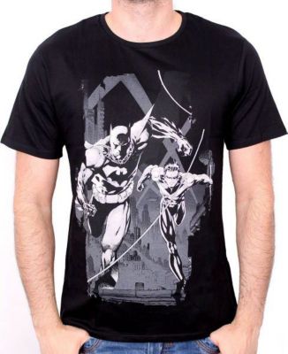 T-shirt COTTON DIVISION DC Comics Batman - Batman & Nightwing T-shirt COTTON DIVISION DC Comics Batman - Batman & Nightwing