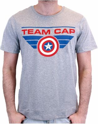 T-shirt COTTON DIVISION Marvel Civil War - Team Cap