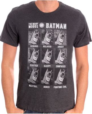 T-shirt COTTON DIVISION Batman DC Comics - Batman Emotions T-shirt COTTON DIVISION Batman DC Comics - Batman Emotions