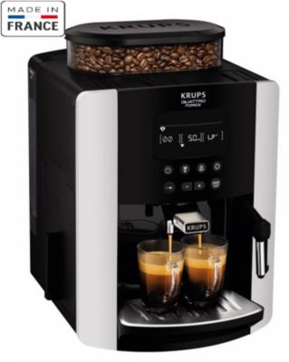 Krups Machine à café grains automatique, 2 boissons simultanées, 8 boissons  préréglées, Entretien facile, Plastique recyclé et recyclable, Fabriqué en  France, Evidence Eco-Design EA897B10 : : Cuisine et Maison
