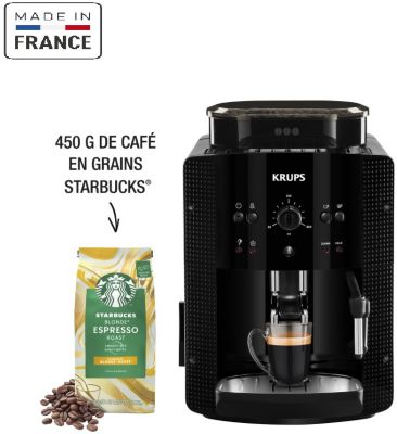 Combiné Expresso Cafetière Krups INTUITION ESSENTIAL YY4371FD - DARTY  Martinique